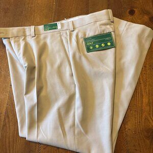 louis raphael mens Golf Pants Tan Size 36 X 30 NWT